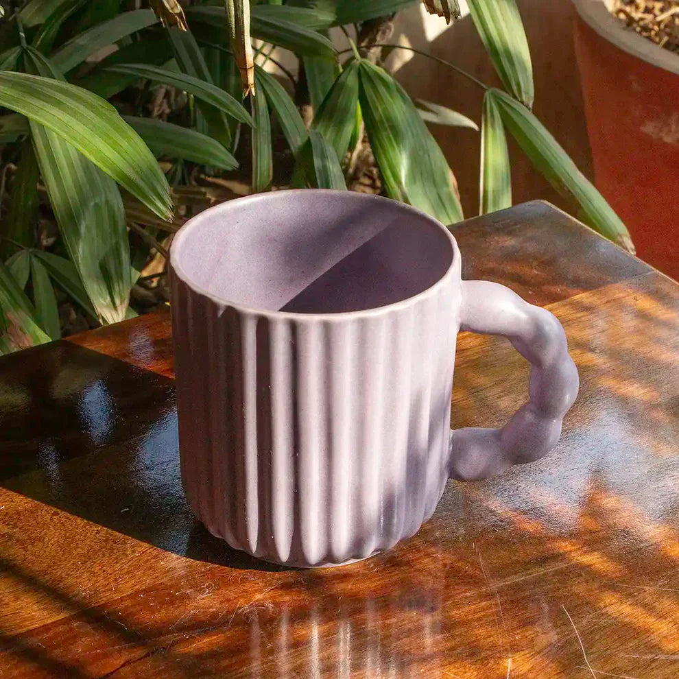 Elegant Artisanal Ceramic Beverage Mug - 310 ml