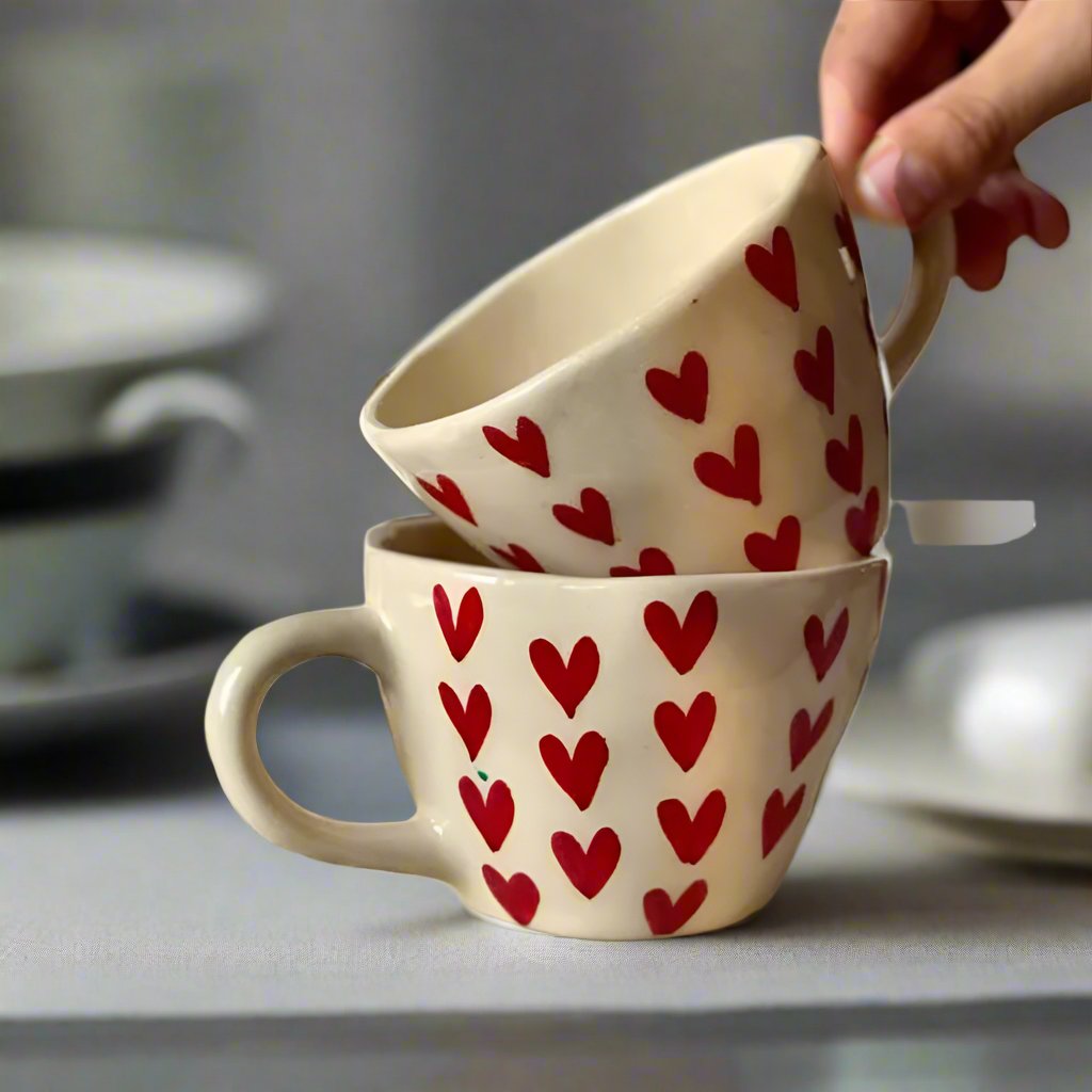 Heartfelt Brews Ceramic Mug - 240 ml